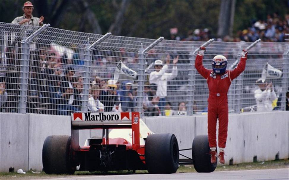 1986: fra i due litiganti di casa Williams ne approfitta Prost (McLaren) che vince il suo secondo titolo